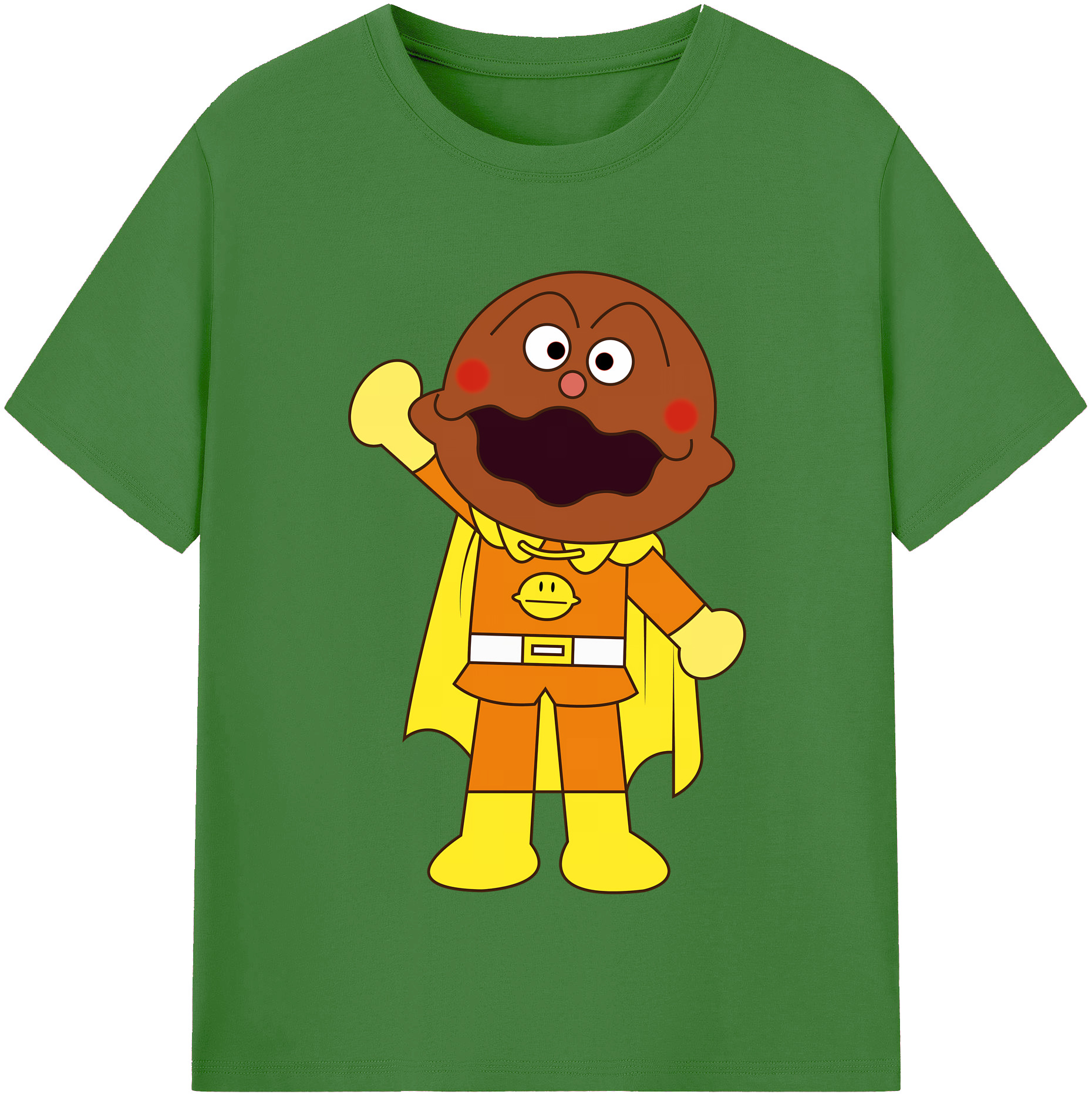 （画像用） アンパンマン Anpanman レディースカジュアルプリントTシャツ（綿100％）